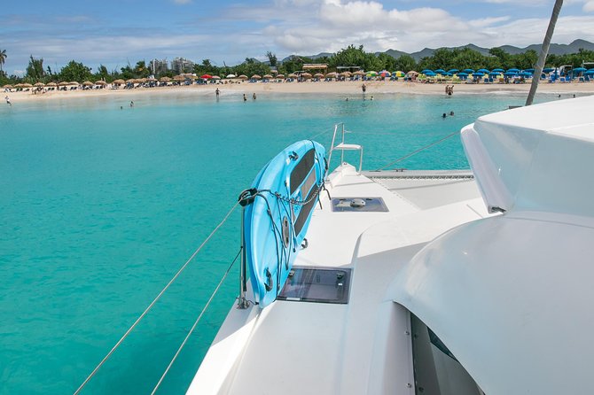 Luxury Private Full-Day Catamaran Charter in St Maarten & Saint-Martin - Long Bay, Happy Bay, and Tintamarre Island