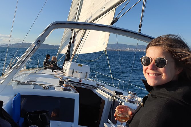 Luxury Private Sunset Cruise in Barcelona – Open Bar Included - Montjuic from the water
