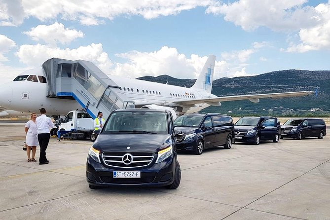 Luxury private transfer: Dubrovnik airport to Dubrovnik - Mercedes E Class or V Class comfort