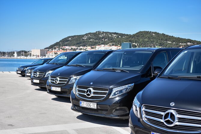 Luxury private transfer: Split airport to Split - The 45-minute ride into Split