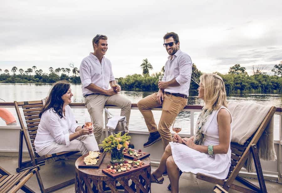 Luxury Sunset Dinner Cruise with 4-Course Meal - From Victoria Falls hotel to the jetty
