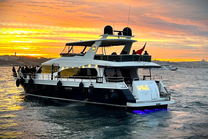 Luxury Sunset Yacht Cruise on the Bosphorus – Refresh & Relax - Boarding at Kabataş and settling into the yacht
