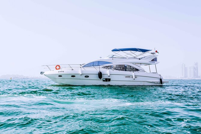 Luxury Yacht Dubai - Book 56 ft Yacht Cruise up to 24 people - Dubai Marina skyline and the first views from the sea