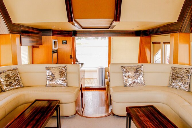 Luxury Yacht Dubai - Book 56 ft Yacht Cruise up to 24 people - JBR and the coast near Dubai’s beach district