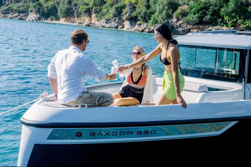 Luxury Yacht Experience Semi-Private North East - Meze, local wine, and the value of onboard service