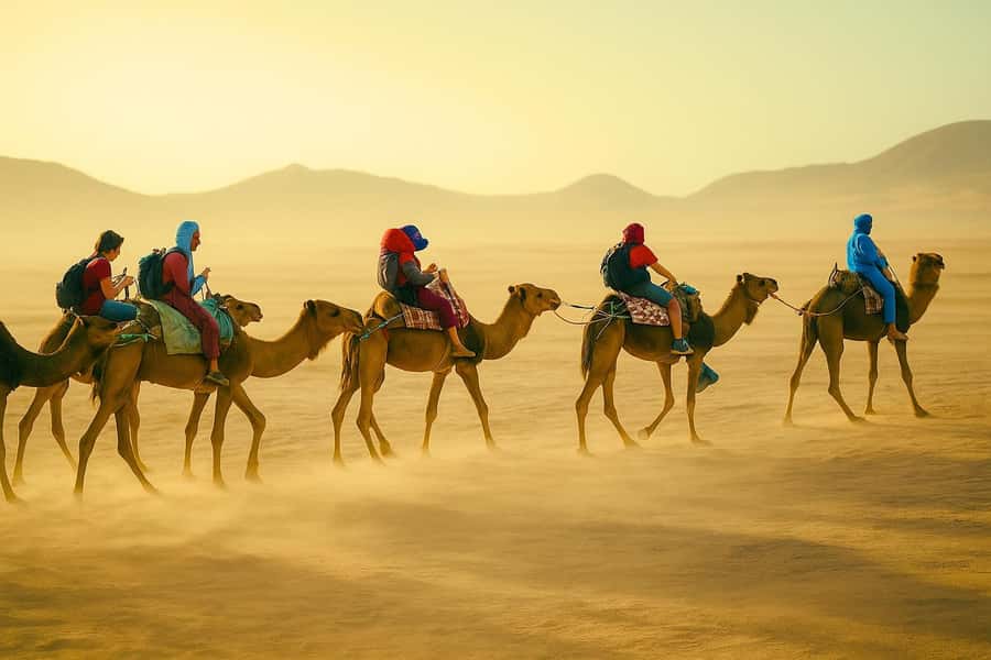 Marrakech/Fez: 3-Day Merzouga Desert Trip, Luxury ATV Option - Camel ride, sunset, and the camp transfer
