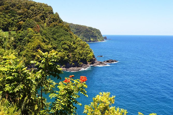 Maui: Road to Hana Luxury Limo-Van Tour with Helicopter Flight - Hana village, gardens, waterfalls, and swim time