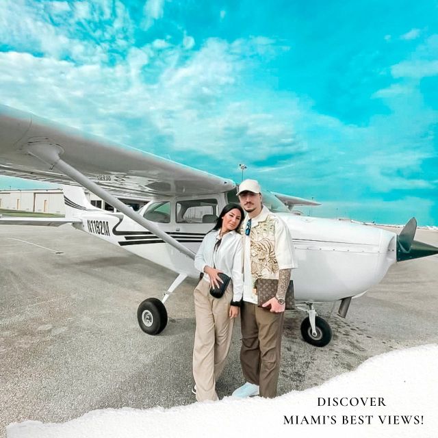 Miami Beach: Private Luxury Airplane Tour with Champagne - South Pointe and the Miami Beach skyline