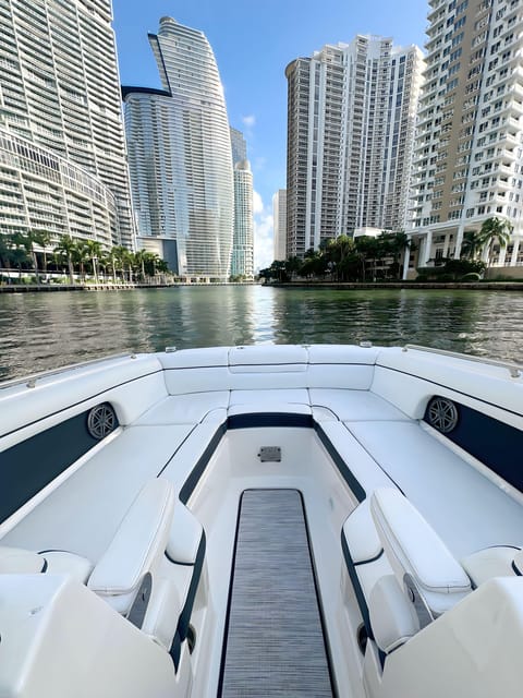 Miami: Private Luxury Boat Charter with a Captain - Sunset, champagne, and a quieter pace