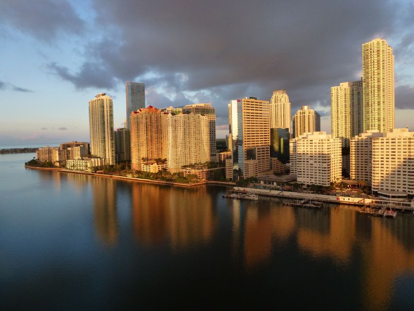 Miami Sunset: Private Luxury Airplane Tour - The Port of Miami, Downtown, and Brickell