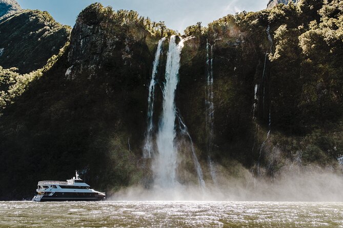 Milford Sound Luxury Lunch Cruise onboard The Fiordland Jewel - Mitre Peak and the first big views