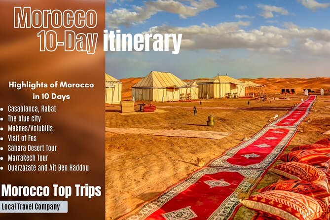 Morocco Top Trips: Luxury 10-Day Private Tour in Morocco - Volubilis and Meknes connect two eras