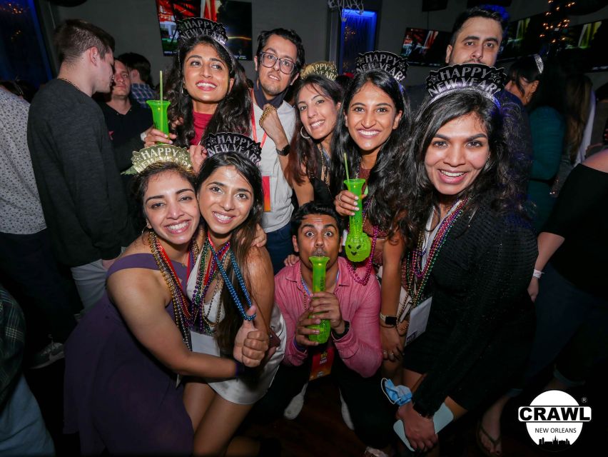 New Orleans: VIP Bar and Club Crawl Tour with Free Shots - Cancellation and booking details