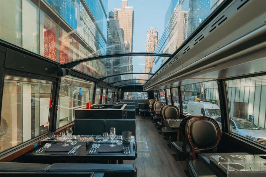 New York City: Bustronome Gourmet Lunch Tour on a Luxury Bus - Boarding at W 58th Street and Broadway