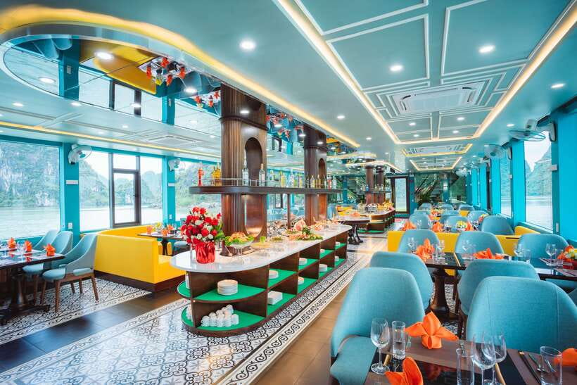 Ninh Binh: Luxury Day Cruise to Stunning Ha Long Bay + Lunch - Tuan Chau Harbor and lunch on the water