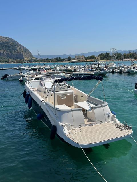 Palermo: sunset tour with aperitif on a luxury boat - Mondello Bay: the practical highlight