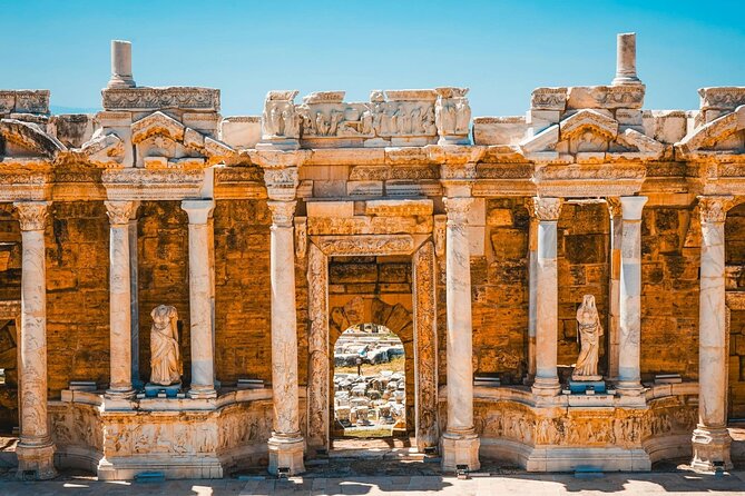 Pamukkale Hierapolis Tour with VIP CAR - Arriving at Hierapolis and the white terraces