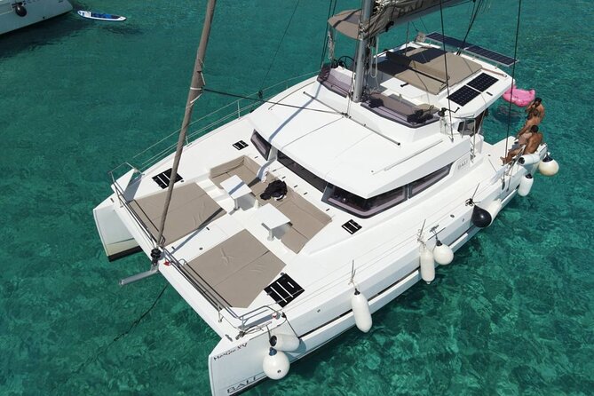 Panormo: Luxury Catamaran Cruise with Lunch & Open Bar - The return across the blue water