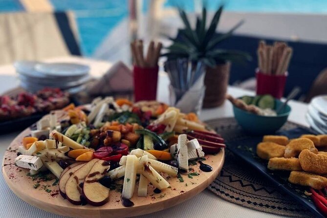 Panormo: Luxury Sunset Catamaran Cruise Sushi & Open Bar - One hour of sailing, with room to spread out