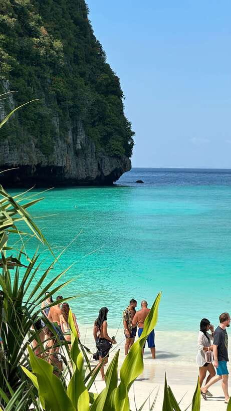 phi phi island : Luxury Private Wooden Boat Rental - Maya Bay requires extra planning