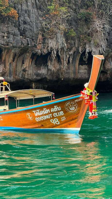 phi phi island : Luxury Private Wooden Boat Rental - Meeting the captain at McDonald’s Phi Phi Island