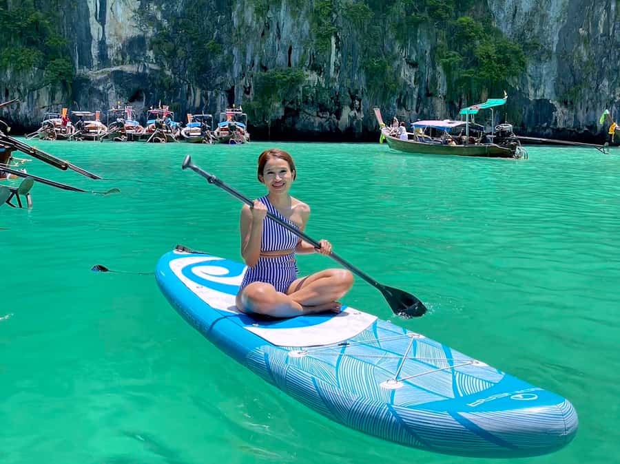 Phi Phi: Luxury Private Longtail Boat to Maya Bay with Lunch - Pileh Lagoon is the main swim stop