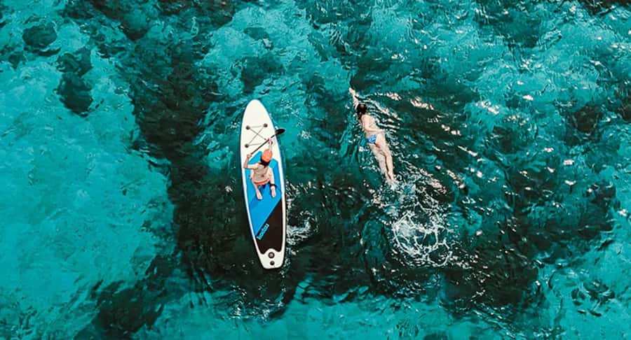 Phuket: Coral & Racha Sunset Luxury Catamaran Party Cruise - Racha Island and the water-toy hour