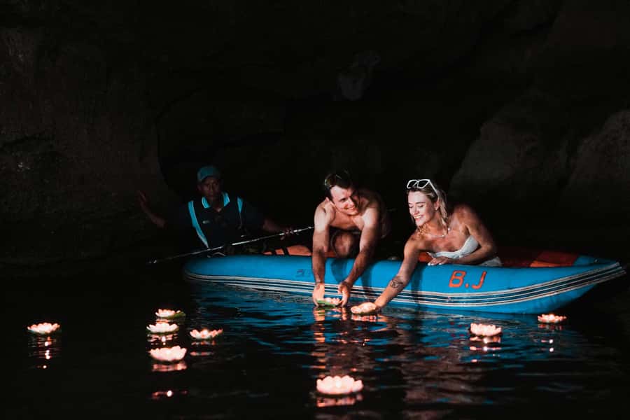 Phuket: James Bond & Phang Nga Bay by Luxury Sunset Yacht - Naka Island turns the catamaran into a water park