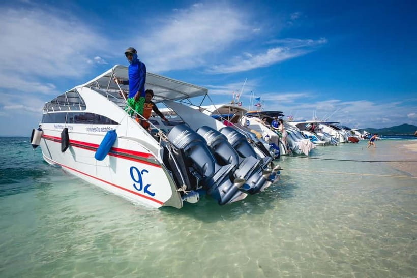Phuket: KHAI ISLANDS TOUR with LUXURY SPEEDBOAT - The minibus ride and pier welcome