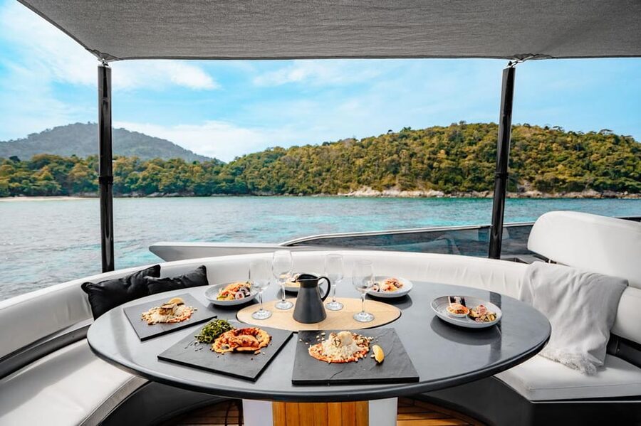 Phuket: Luxury HYPE Yacht to Phang Nga Bay and Hong Island - Koh Lao Lading and its limestone setting
