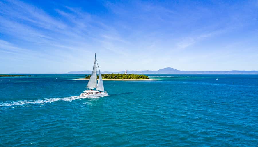 Port Douglas: Reef & Low Isles Cruise on Luxury Catamaran - Leaving Port Douglas on a luxury catamaran