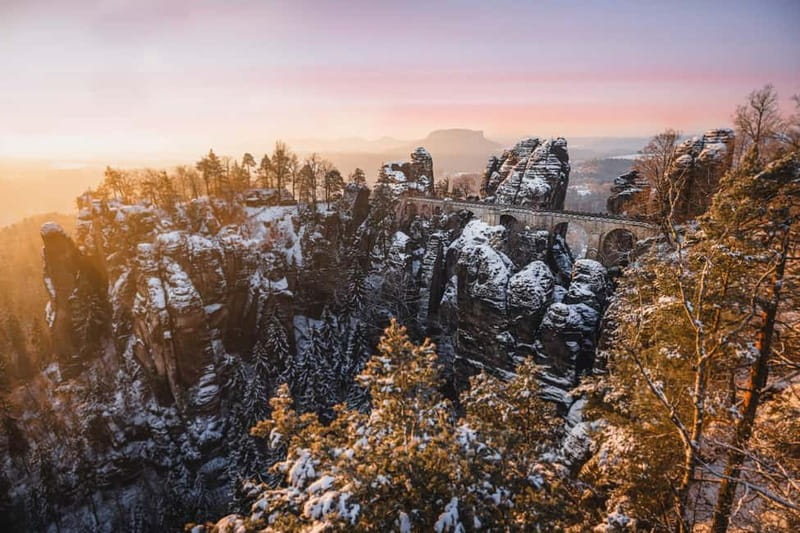 Prague: VIP Bohemian Saxon Switzerland: 2 Countries in 1 Day - Pravcicka Gate and the Czech sandstone cliffs