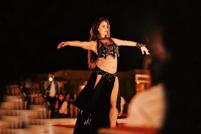 Premium Desert Safari with Dinner, Dunes and Ten Shows (VIP) - Sunset photos and the desert after dark