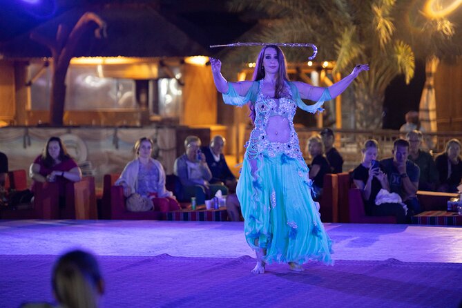Premium Red Dunes Bashing with Quad Bike, Camel, Falcon &VIP Camp - The VIP camp, buffet dinner, and evening shows