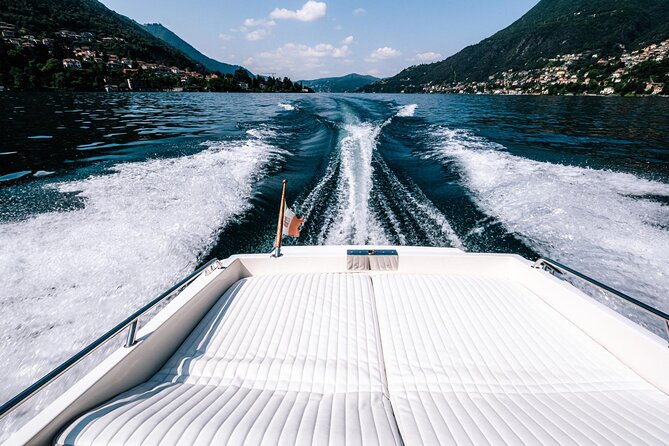 Private Cruise on Lake Como with Luxury Motorboat from 1H to 4H - Villa Pliniana and a possible lake swim