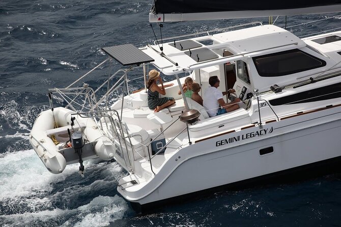 Private Full Day, Fun Day Aboard SY Mazu - Luxury Gemini Legacy Catamaran - Key details to know before you book