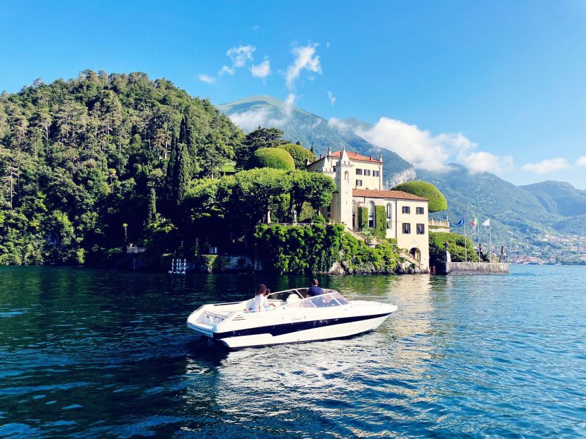 Private Luxury Boat Tour of Lake Como with Stops & Drinks - Nesso, Isola Comacina, and the dramatic middle lake