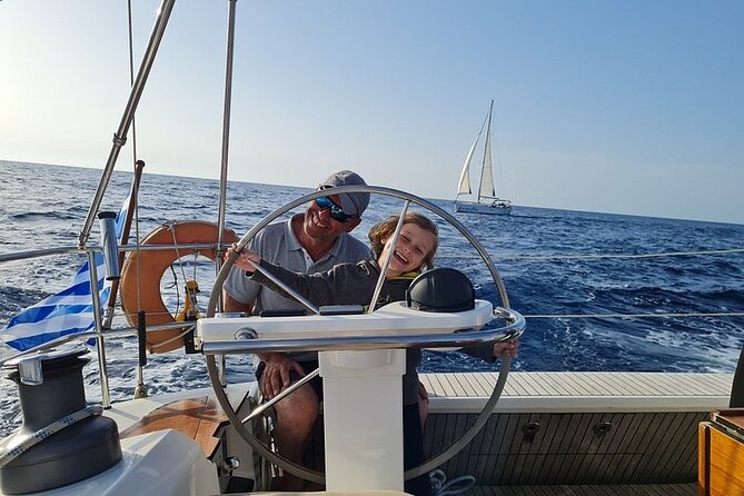 Private luxury Escape Sailing, Snorkel and Lunch Cruise - Service from Magda, Captain Nikos, and Helen