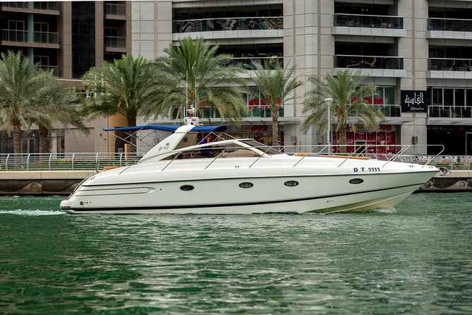 Private Luxury Everest Yacht Cruise from Dubai Marina - Swimming, food, music, and the onboard setup