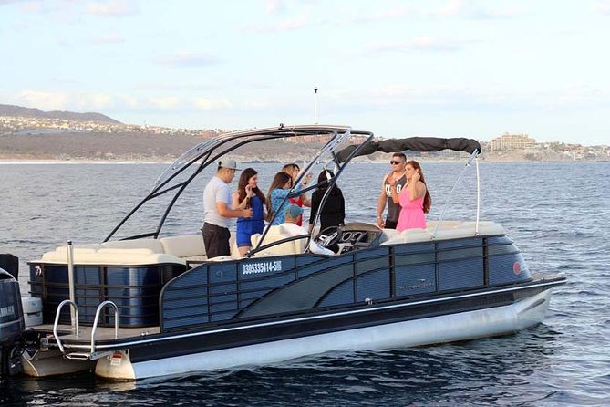Private Luxury Pontoon Boat, Snorkel, Arch, Sunset & byond - Setting out from Cabo San Lucas Marina