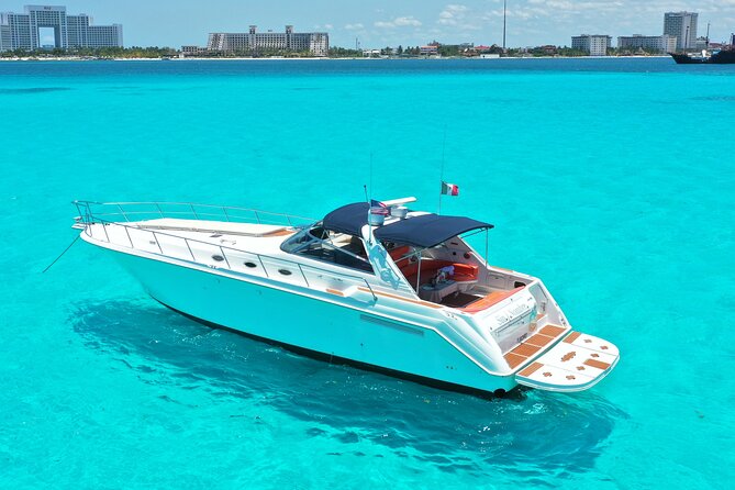 Private Luxury Yacht 55FT Rental in Cancun - The First Passage Through Nichupte Lagoon