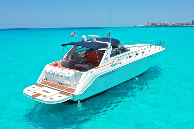 Private Luxury Yacht 55FT Rental in Cancun - Starting at Cenzontle 13 in Cancun’s Hotel Zone