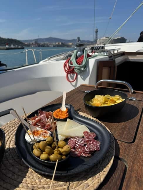 Private Sailboat Barcelona Luxury Boat + Aperitifs & Drinks - Swimming in the Mediterranean when conditions allow