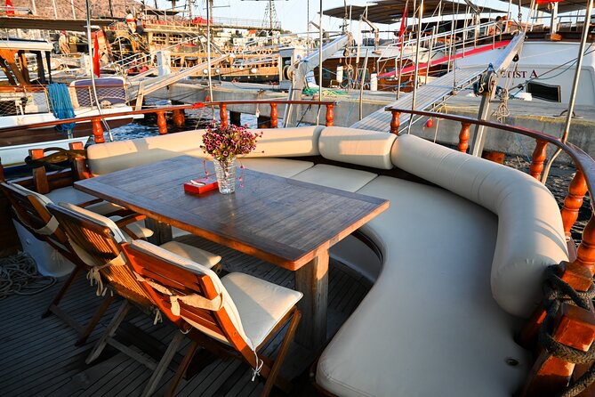 Private VIP Gulet Boat Tour With Lunch in Bodrum For 6 Hour - Leaving Bodrum harbor for Karaada