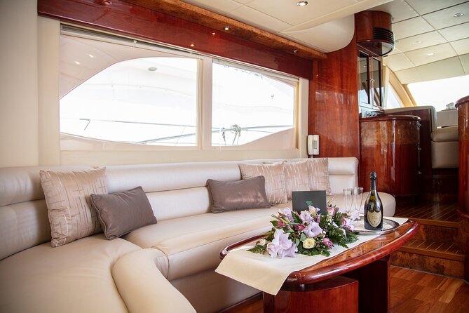 Private Yacht Dubai: Rent 61 ft Luxury Yacht up to 30 people - Sun, shade, drinks, and room to relax