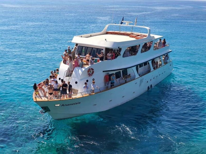 Protaras: Harmony | Value Turtle Luxury Boat with Slide - Famagusta and the View Toward Varosha