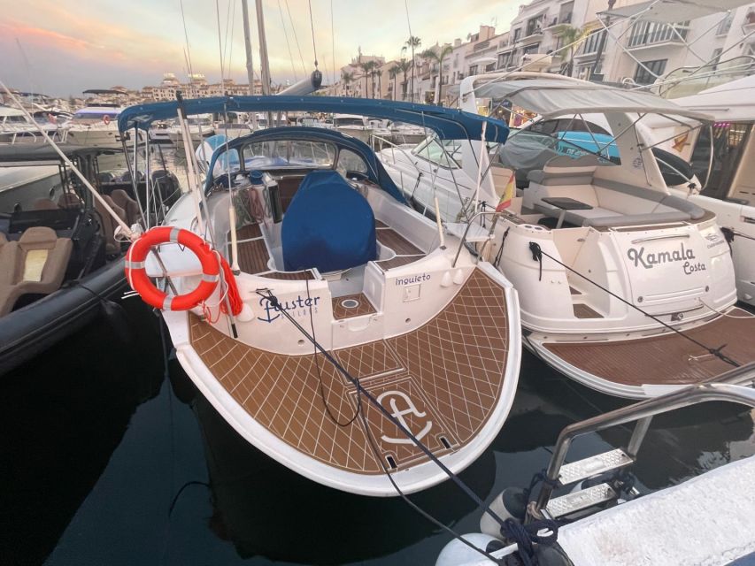 Puerto Banús by Sailboat: Discover Marbella’s Luxury Coast - The swimming stop at Playa Puerto Banús