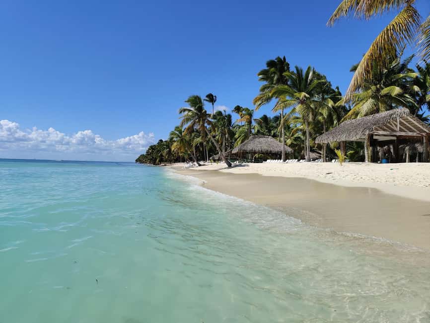 Punta Cana - Santo Domingo: Saona Island VIP Catamaran Tour - The journey from pickup point to Bayahibe