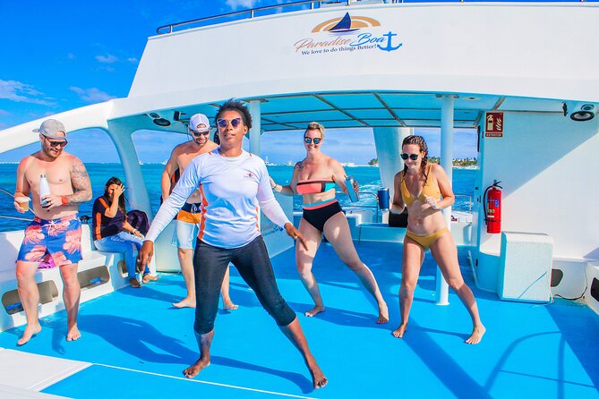 Punta Cana VIP Party Cruise with Snorkeling & Double Slide - The double slide and dolphin views need careful expectations