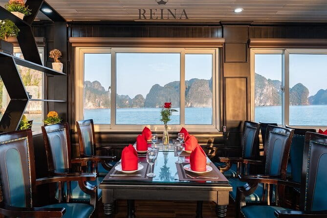 REINA - Ha Long Luxury Day Cruise - The pearl farm stop adds local context